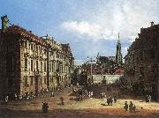 BELLOTTO, Bernardo Vienna, the Lobkowitzplatz oil on canvas